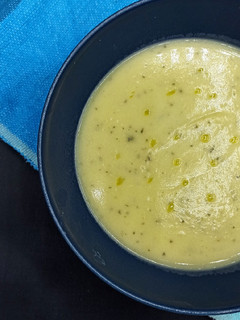 Una foto de Crema de calabacín