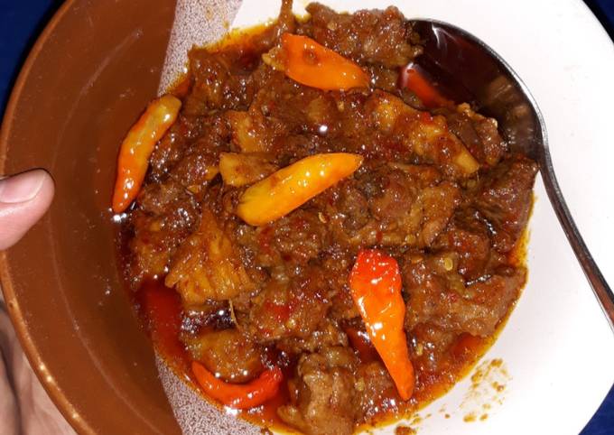 Oseng-oseng Mercon Daging Sapi