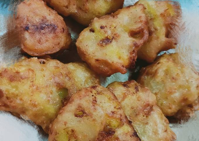 Pisang Goreng Keju Parmesan