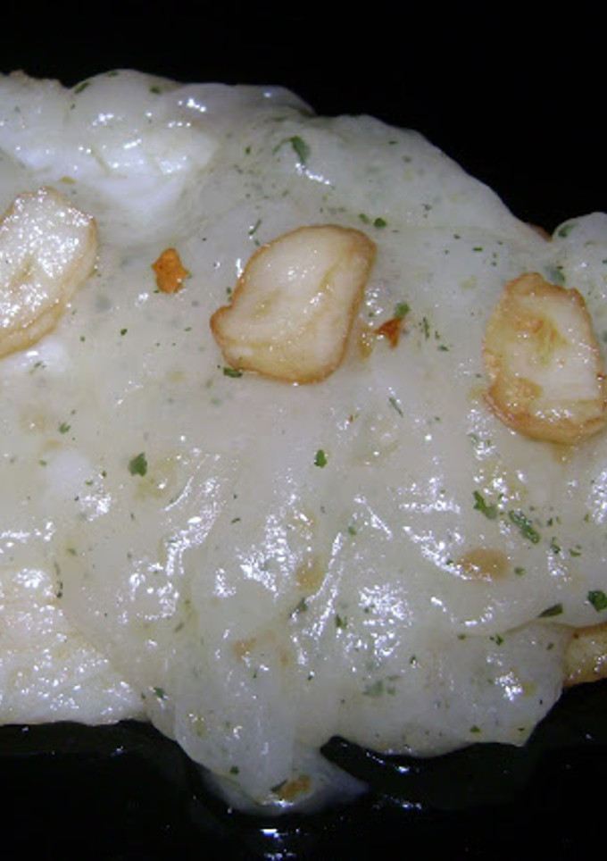 Una foto de Bacalao al Pil Pil