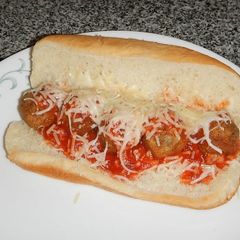 A picture of Mikey's Five Minute Meatball Sub.