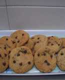 Galletas con chispas de chocolate