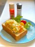 Breakfast Potato Salad Cheese Mayo Toast