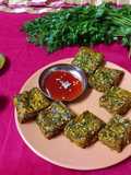Kothimbir Vadi (Cilantro Snack)
