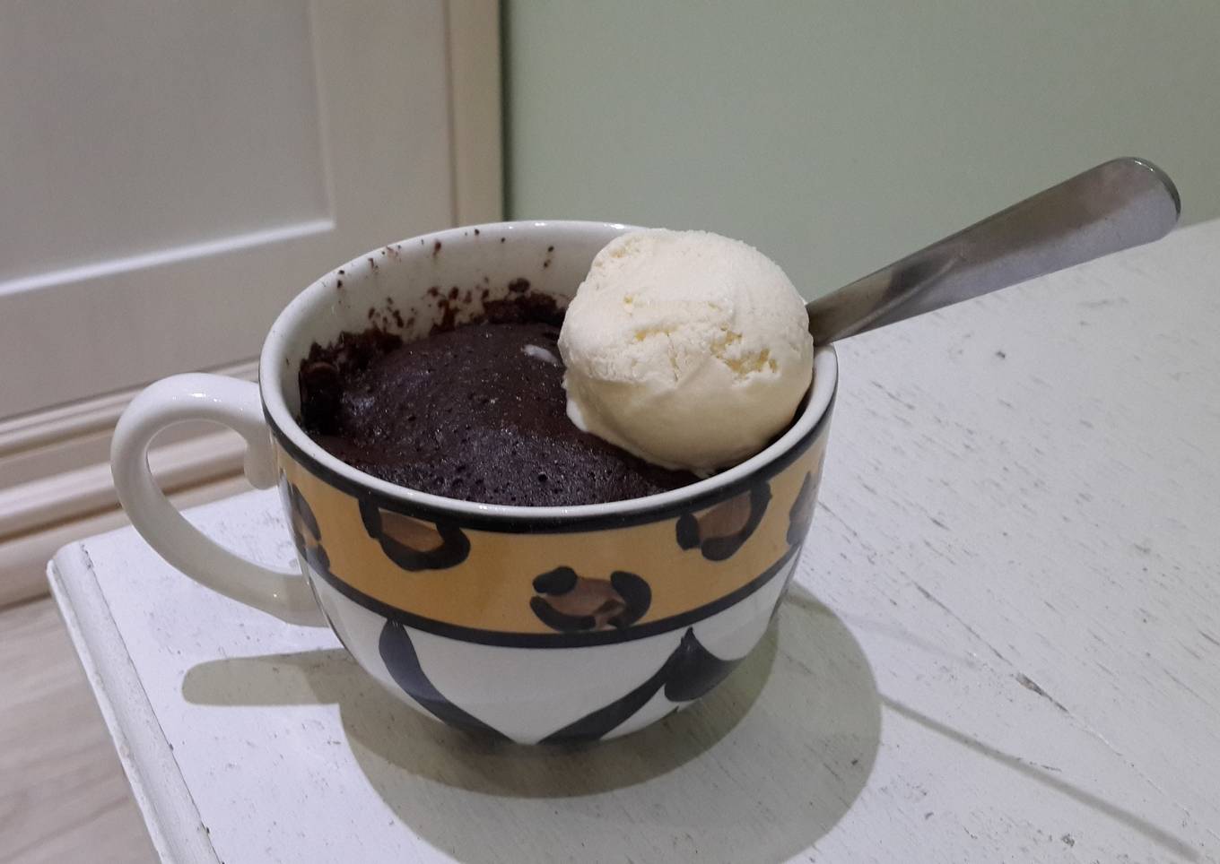 Brownie in a mug