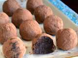 dark chocolate truffles