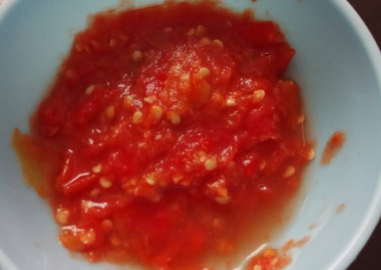 Resep Sambel dadak mantap, Enak Banget