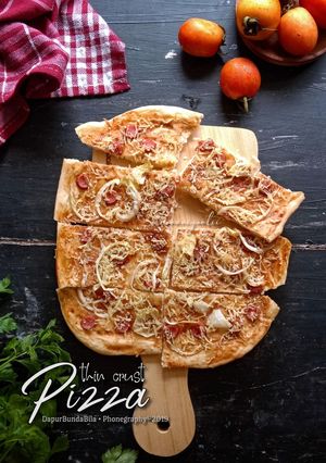 Foto resep Thin Crust Pizza