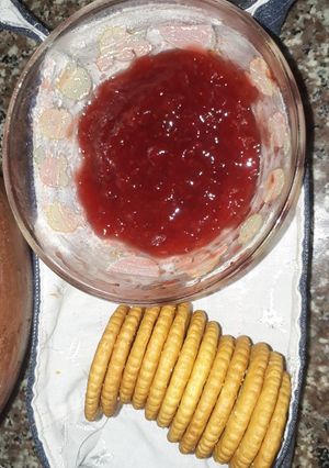 Una foto de Mermelada de frutilla casera