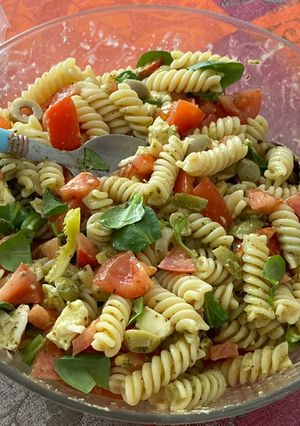 Une photo de Salade de pâtes à l’italienne