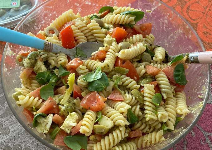 Salade de pâtes à l’italienne