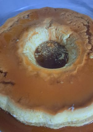 Una foto de Flan Casero