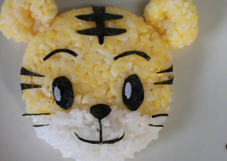 Shimajiro Rice (with an egg-free version)