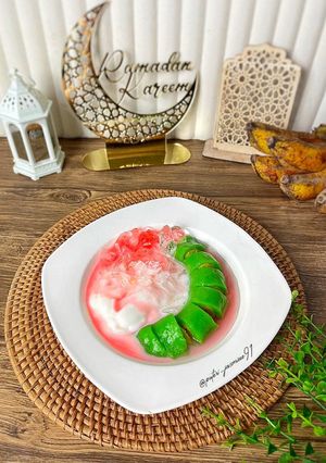 Foto resep Es Pisang Ijo