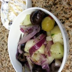 A picture of Easy cucumber salad.