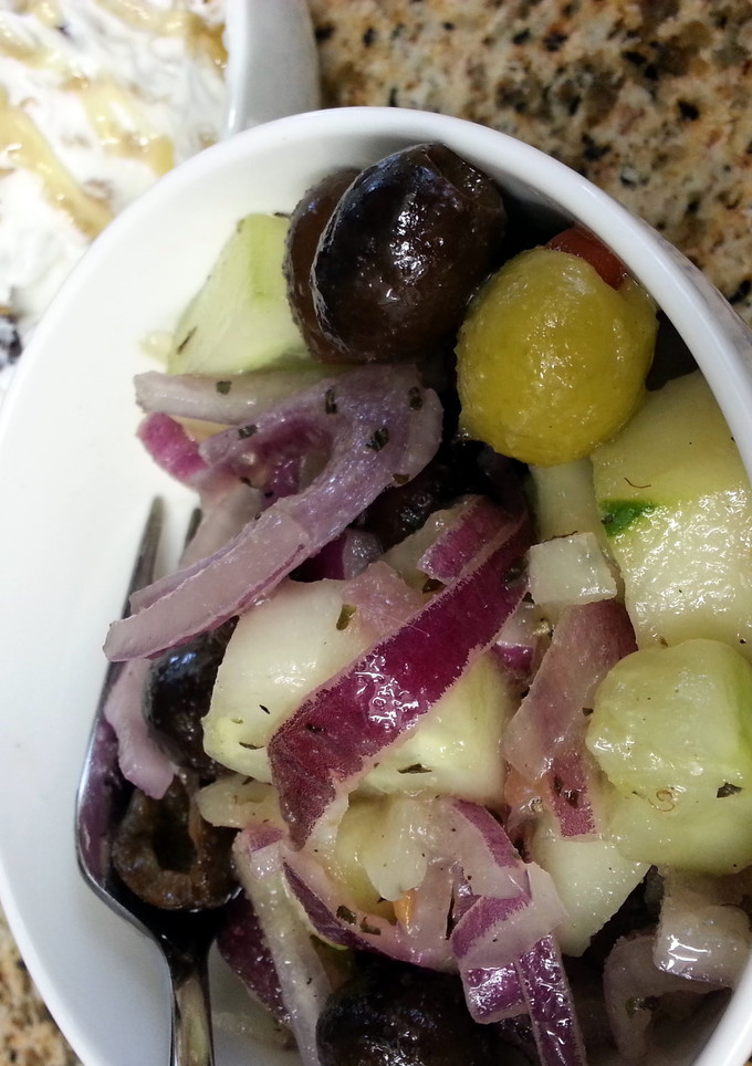 A picture of Easy cucumber salad.