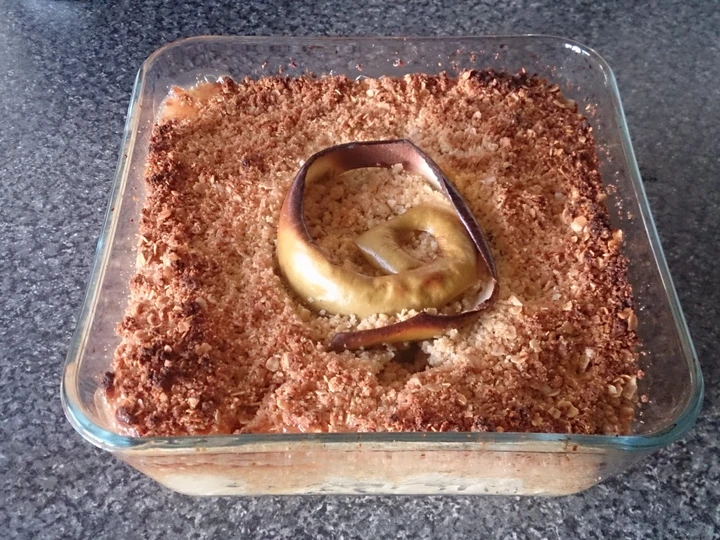 How To Prepare Homemade Apple and oat crumble 🍎 which Delicious