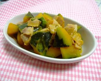 Latest Recipe Kabocha Squash and Bacon Simmered In Soup Delicious Simple
