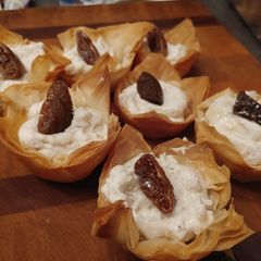 Goat Cheese Phyllo Cup A picture of Goat Cheese Phyllo Cup.