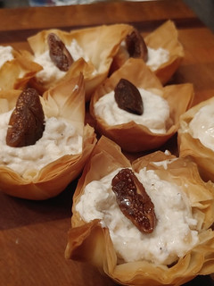 A picture of Goat Cheese Phyllo Cup.