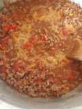 Salsa de "carne" picada vegetariana