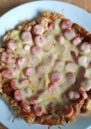 Foto resep Pizza Teflon Roti Tawar Simple
