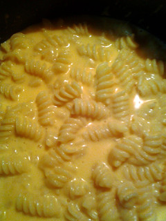 A picture of Creamy mac and cheese.