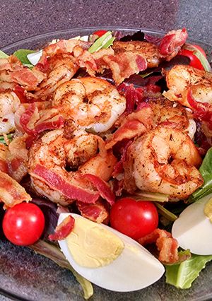 A picture of My Shrimp Louie Salad.
