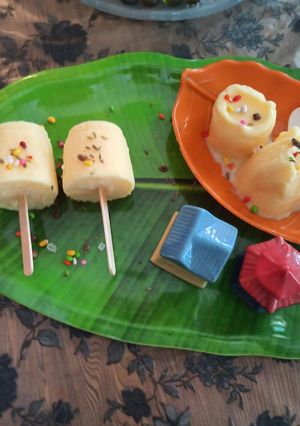 कस्टर्ड आइसक्रीम (custard ice cream recipe in Hindi) रेसिपी मुख्य फोटो