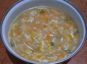 Foto resep Sup Jagung Wortel Telur Chinese