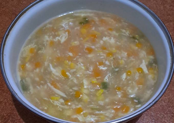 Resep Sup Jagung Wortel Telur Chinese Oleh Lilis Lisnawati Cookpad