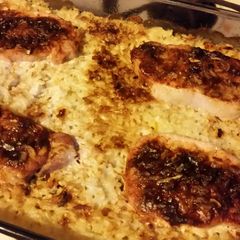 A picture of Forgotten Pork Chops.