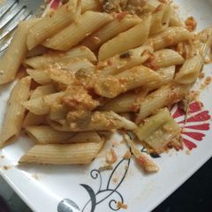 A picture of Penne Arabiatta.