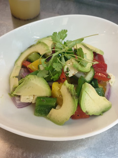 A picture of Greek salad.