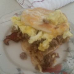 A picture of Breakfast casserole.