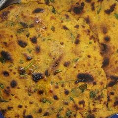 A picture of Methi thepla.