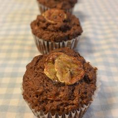 A picture of Macrobiotic Cocoa & Banana Muffin.