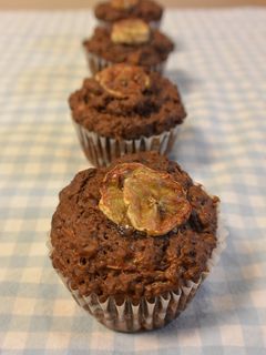 A picture of Macrobiotic Cocoa & Banana Muffin.