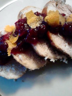 A picture of Cranberry Orange Pork Roast.