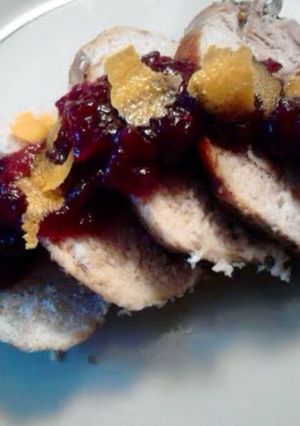 A picture of Cranberry Orange Pork Roast.