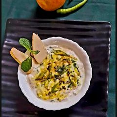 A picture of Pear Chilli Raita.