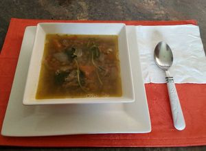 Una foto de Cuaresma: Sopa de lentejas