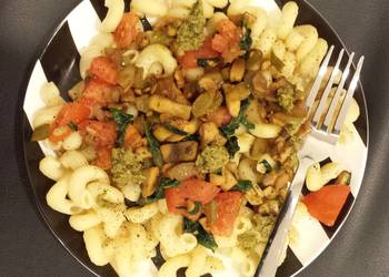 The New Way Prepare Recipe Vegetarian Pesto Pasta Very Delicious The New Way Prepare Recipe Vegetarian Pesto Pasta Very Delicious