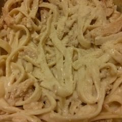 A picture of Nikki's Quick and Velvety Alfredo Sauce.