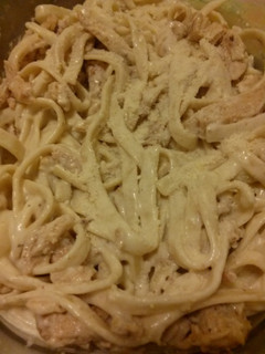 A picture of Nikki's Quick and Velvety Alfredo Sauce.