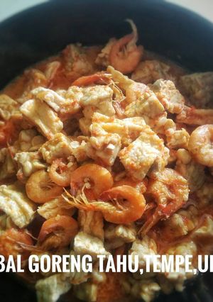 Foto resep Sambal goreng tahu,tempe,udang