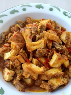 Foto resep Oseng Mercon + Tahu Susu