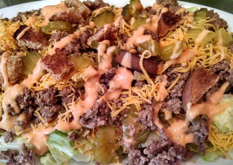 How to Prepare Any-night-of-the-week The &#34;Big Mac&#34; Deconstructed Salad