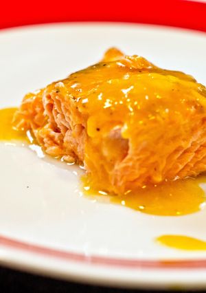 A picture of Orange honey-mustard Salmon.