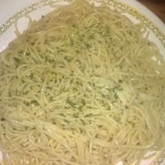 A picture of Parmesan noodles with brown butter.
